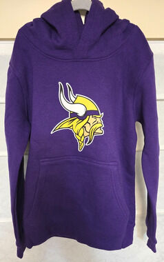 Minnesota Vikings Hoodie Kids Small Purple NFL Outer Stuff Sweatshirt NWT NEW